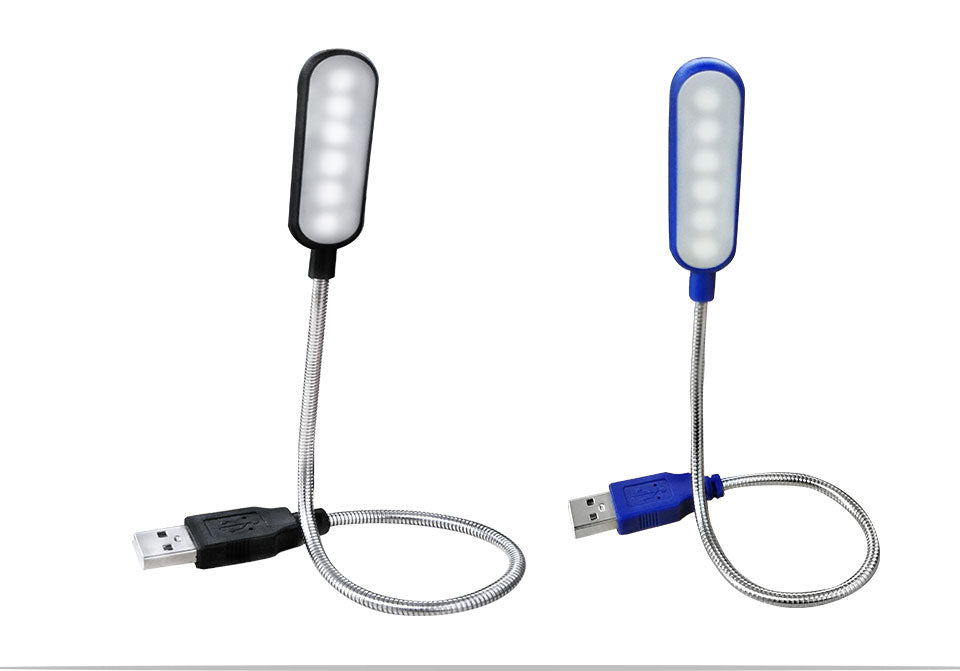 Portable USB LED Mini Book Light – Flexible Reading Lamp for Laptops & Power Banks