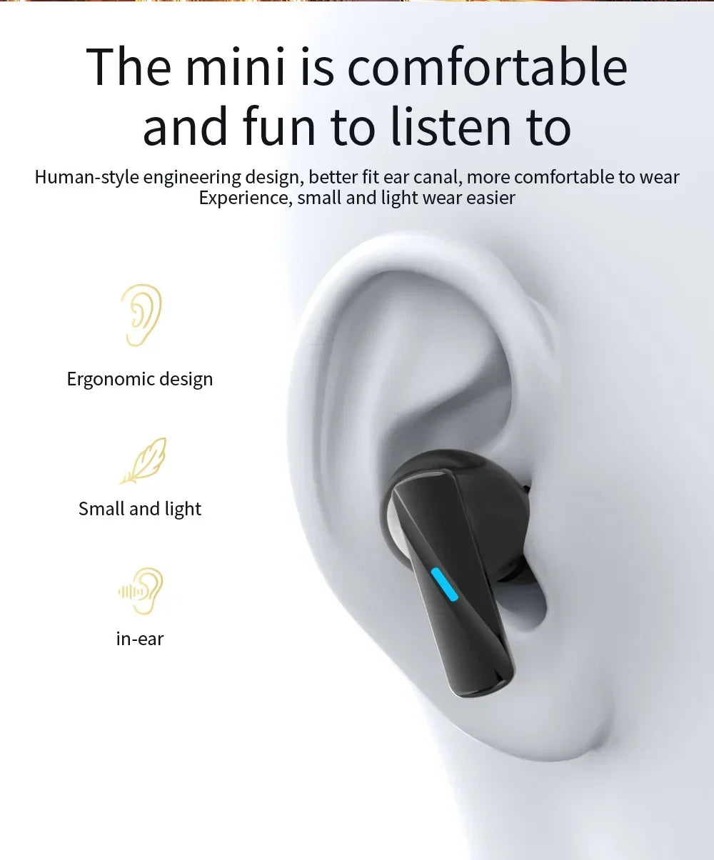 Ariettie Mate 50 Bluetooth Earbuds – Wireless HiFi Sound & Touch Control