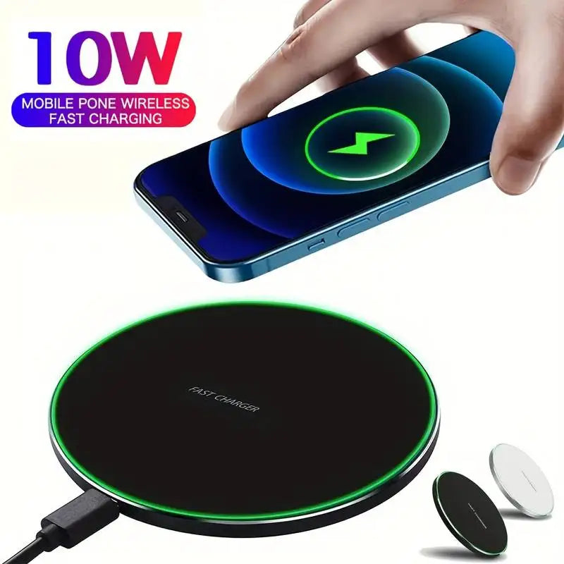 100W Wireless Charger Pad Stand – Fast Charging Dock for iPhone & Android