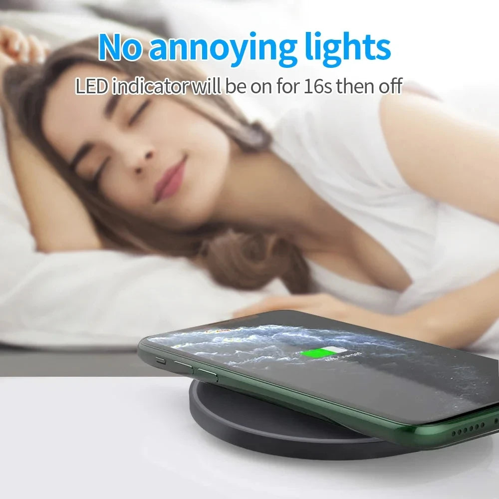 100W Wireless Charger Pad Stand – Fast Charging Dock for iPhone & Android