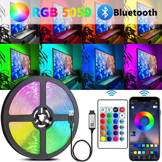 Brangdy LED Strip Lights – Bluetooth-Controlled RGB Lights for TV & Room Décor