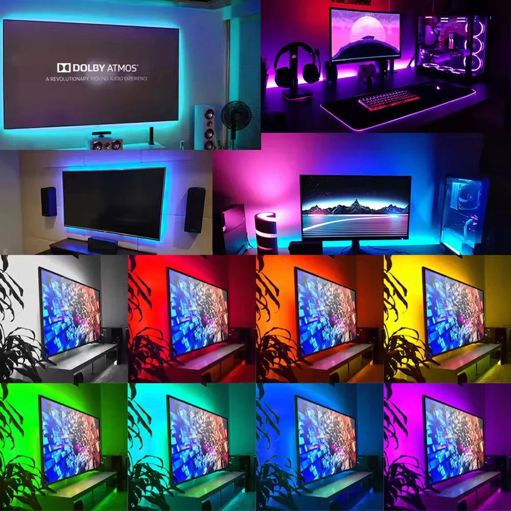 Brangdy LED Strip Lights – Bluetooth-Controlled RGB Lights for TV & Room Décor