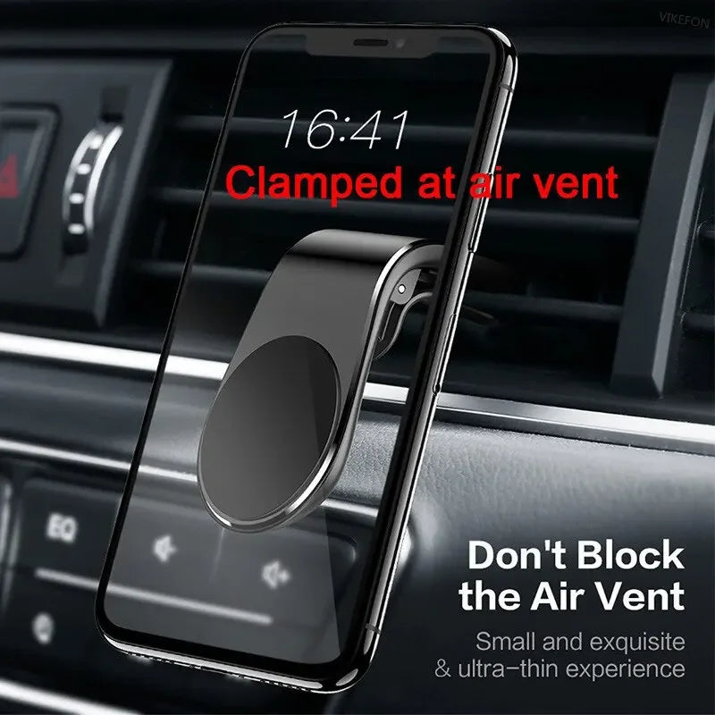 360° Magnetic Car Phone Holder – Secure Air Vent Mount for Hands-Free Driving